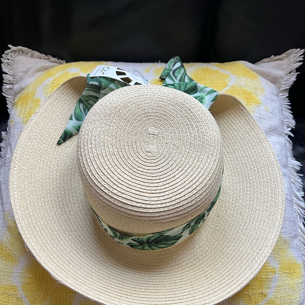 C&C California Tan and Green Sun Hat